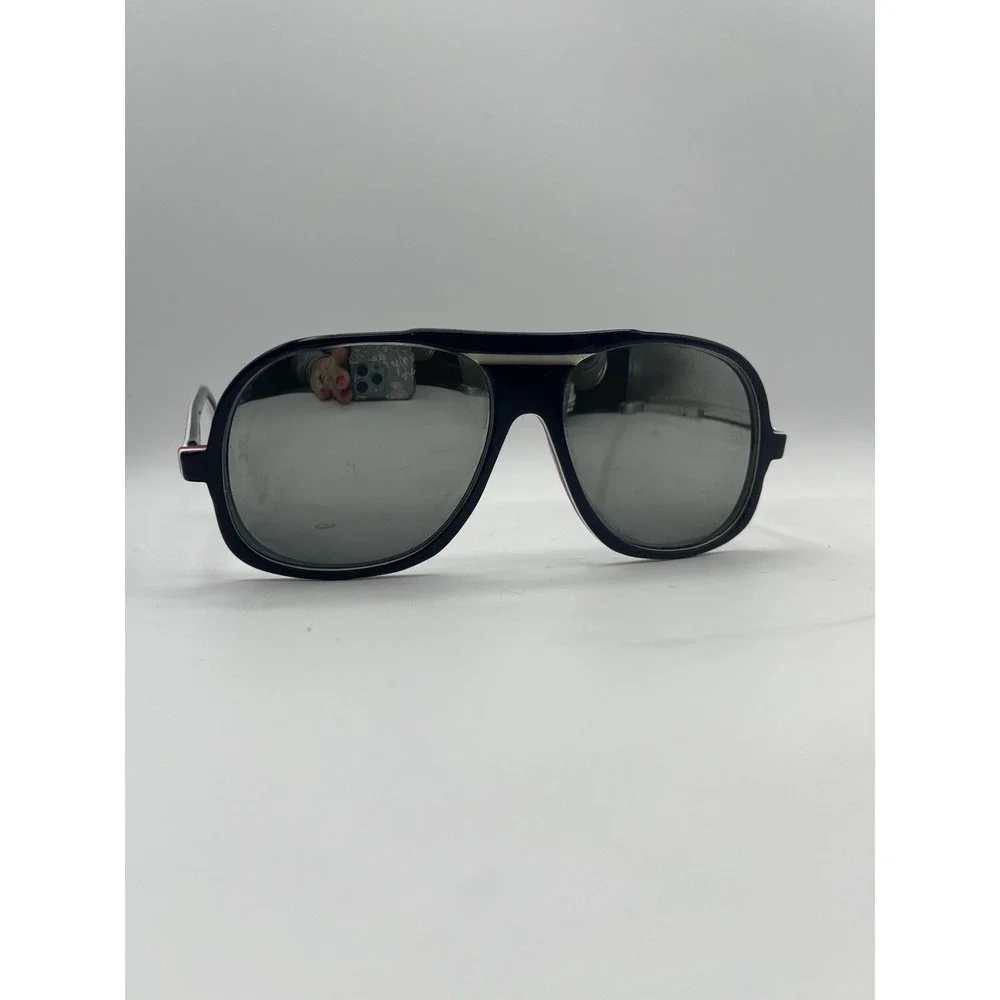 VINTAGE I SKI SUMMIT RED WHITE BLUE MIRRIORED‎ AVIATOR SUNGLASSES 56 10 140